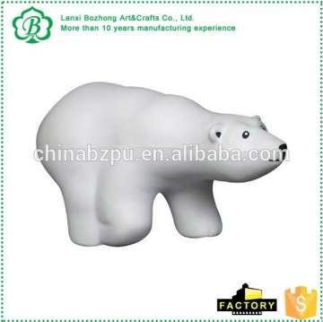 Polar Bear Shape foam pu stress ball