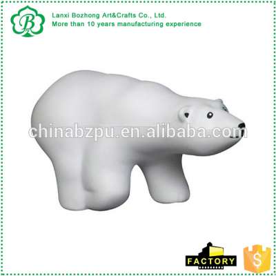 Polar Bear Shape foam pu stress ball