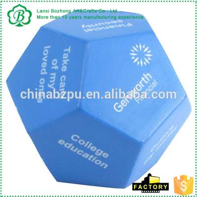 Dodecahedron Stress Ball Pu Reliever Stress Ball Antistress Stress Ball