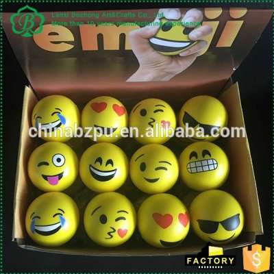 Customized High Quality Face Emoji Stress Ball